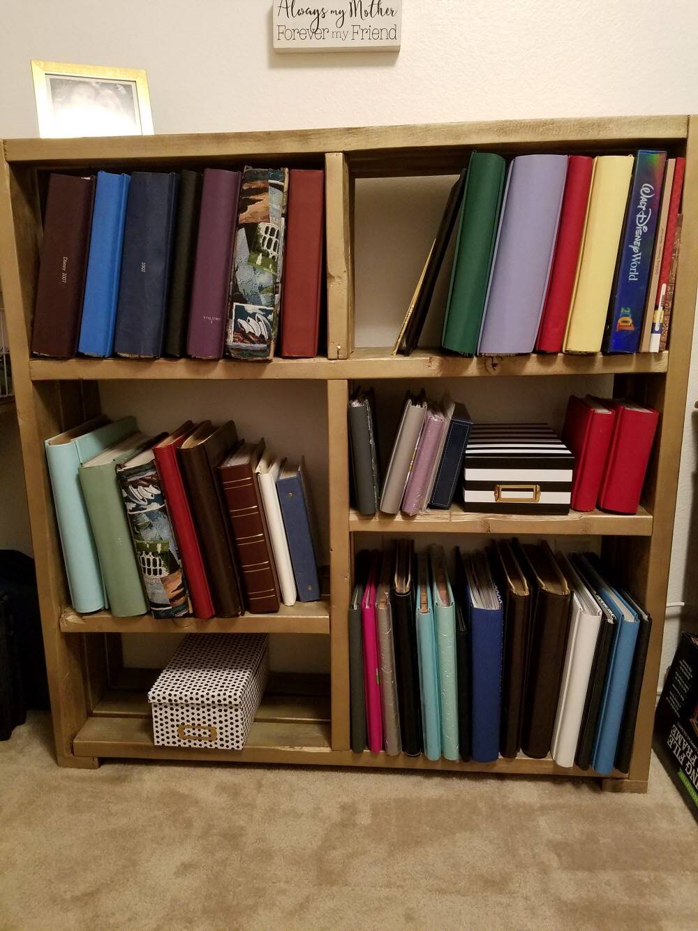 Reorganized Book Shelf