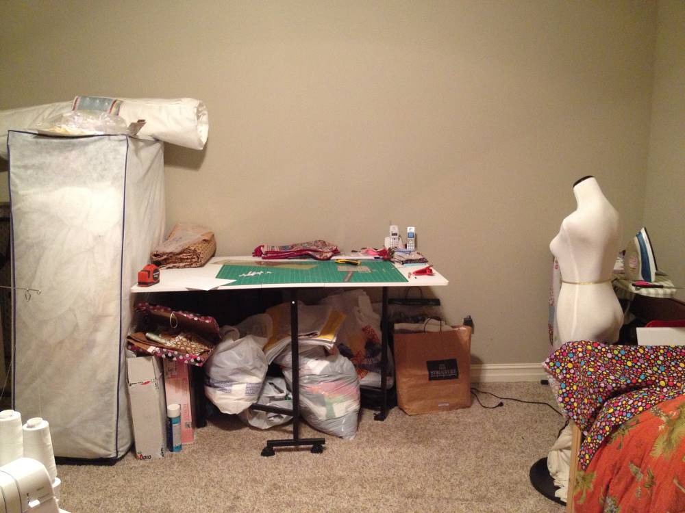Reorganizing Hobby Room Before